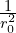 \frac 1 {r_0^2}