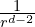 \frac{1}{r^{d-2}}